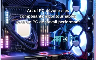 Art of PC dévoile : les composants incontournables pour un PC de travail performant