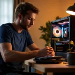 Comment choisir un processeur pour le gaming : ce qu'il faut savoir Processeurs gaming haut de gamme AMD Ryzen 7 9800X3D et Intel Core i7-14700K avec leurs caractéristiques principales