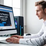 Différentes cartes graphiques modernes avec leurs caractéristiques principales, illustrant le guide du choix de la carte graphique pour débutants.