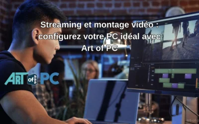 Streaming et montage vidéo : configurez votre PC idéal avec Art of PC