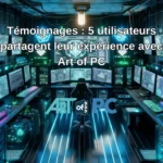 Témoignages : 5 utilisateurs partagent leur expérience avec Art of PC Témoignages clients d'Art of PC : expériences de montage PC sur mesure