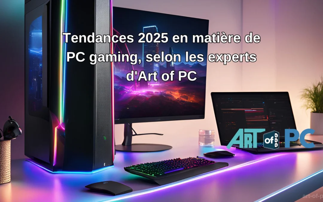 Assemblage PC sur mesure : 5 étapes clés illustrées.