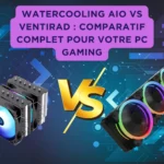 Comparatif Watercooling AIO et Ventirad : Lequel Choisir pour Votre PC Gaming ? tu es redacteur seo , donne moi un texte alternatif , une légende et une description , pour mon image