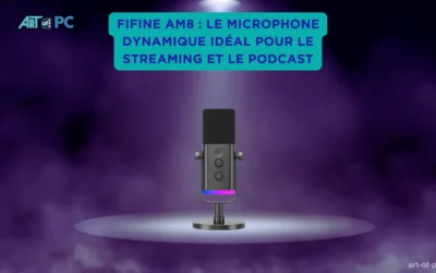 Fifine AM8 : le microphone dynamique idéal pour le streaming et le podcast