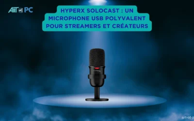 HyperX SoloCast : un microphone USB polyvalent pour streamers et créateurs
