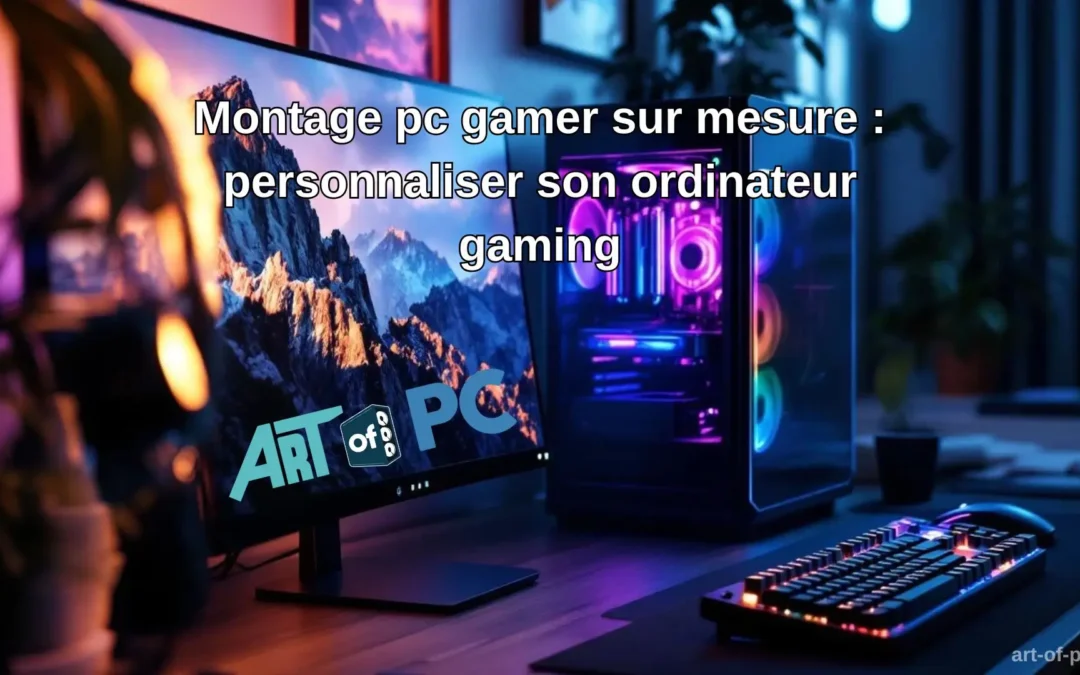 Montage pc gamer sur mesure : personnaliser son ordinateur gaming avec Art of PC