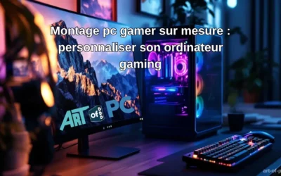 Montage pc gamer sur mesure : personnaliser son ordinateur gaming avec Art of PC