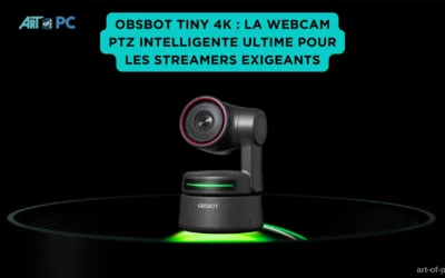 Obsbot Tiny 4K : la webcam PTZ intelligente ultime pour les streamers exigeants