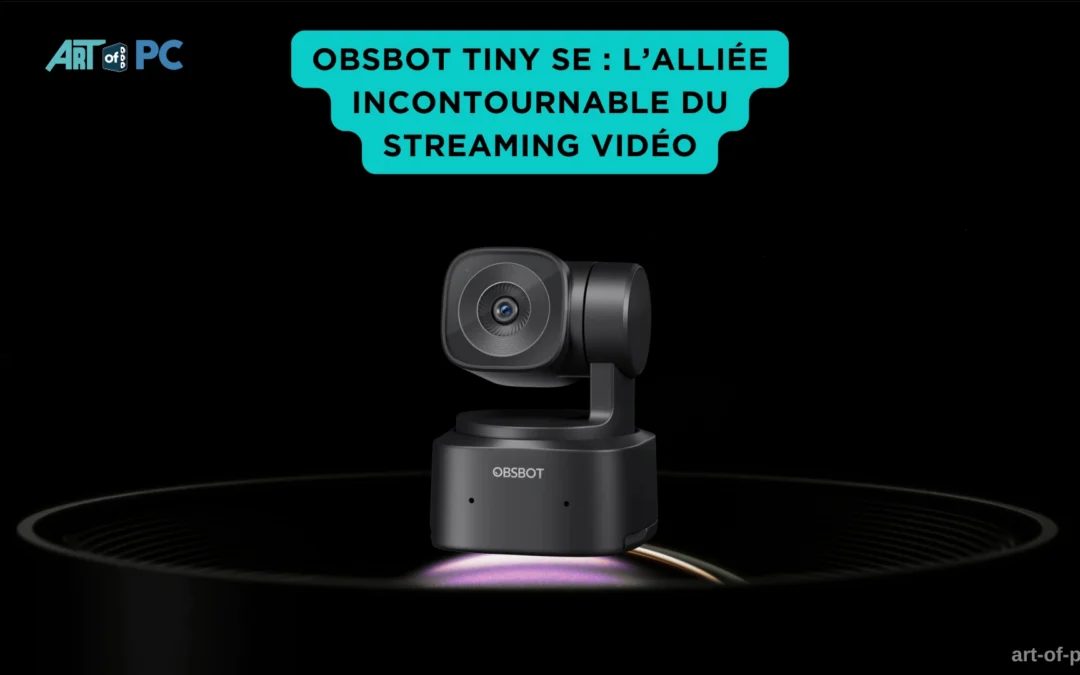 OBSBOT Tiny SE : La Webcam AI PTZ Full HD à Suivi Automatique pour un Streaming Sans Faute