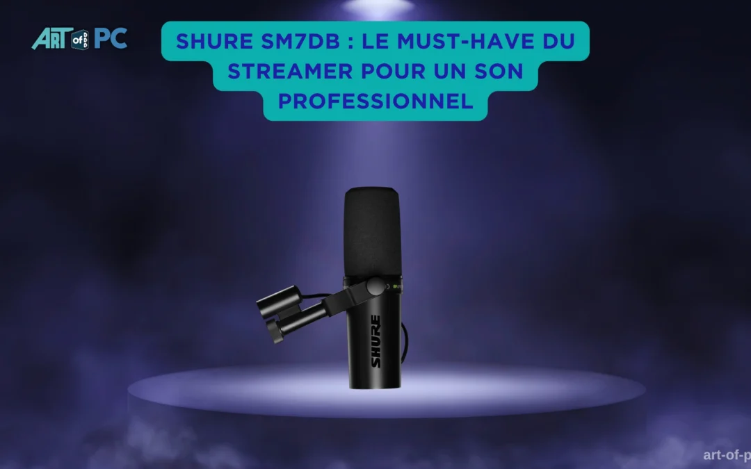 Shure SM7dB : le must-have du streamer pour un son professionnel