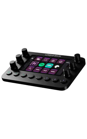 Console de contrôle Loupedeck Live avec commandes tactiles personnalisables pour streaming