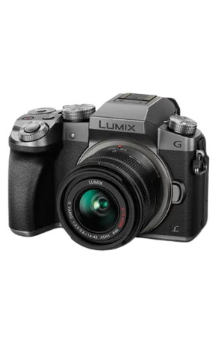 Appareil photo Panasonic Lumix G7 avec objectif interchangeable