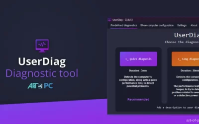 UserDiag : l’outil ultime pour le diagnostic et l’analyse détaillée de votre PC