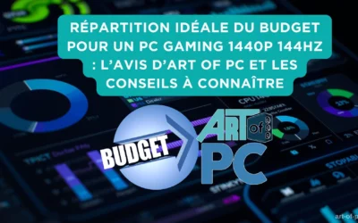 Répartition idéale du budget pour un PC gaming 1440p 144Hz : l’avis d’Art of PC et les conseils à connaître