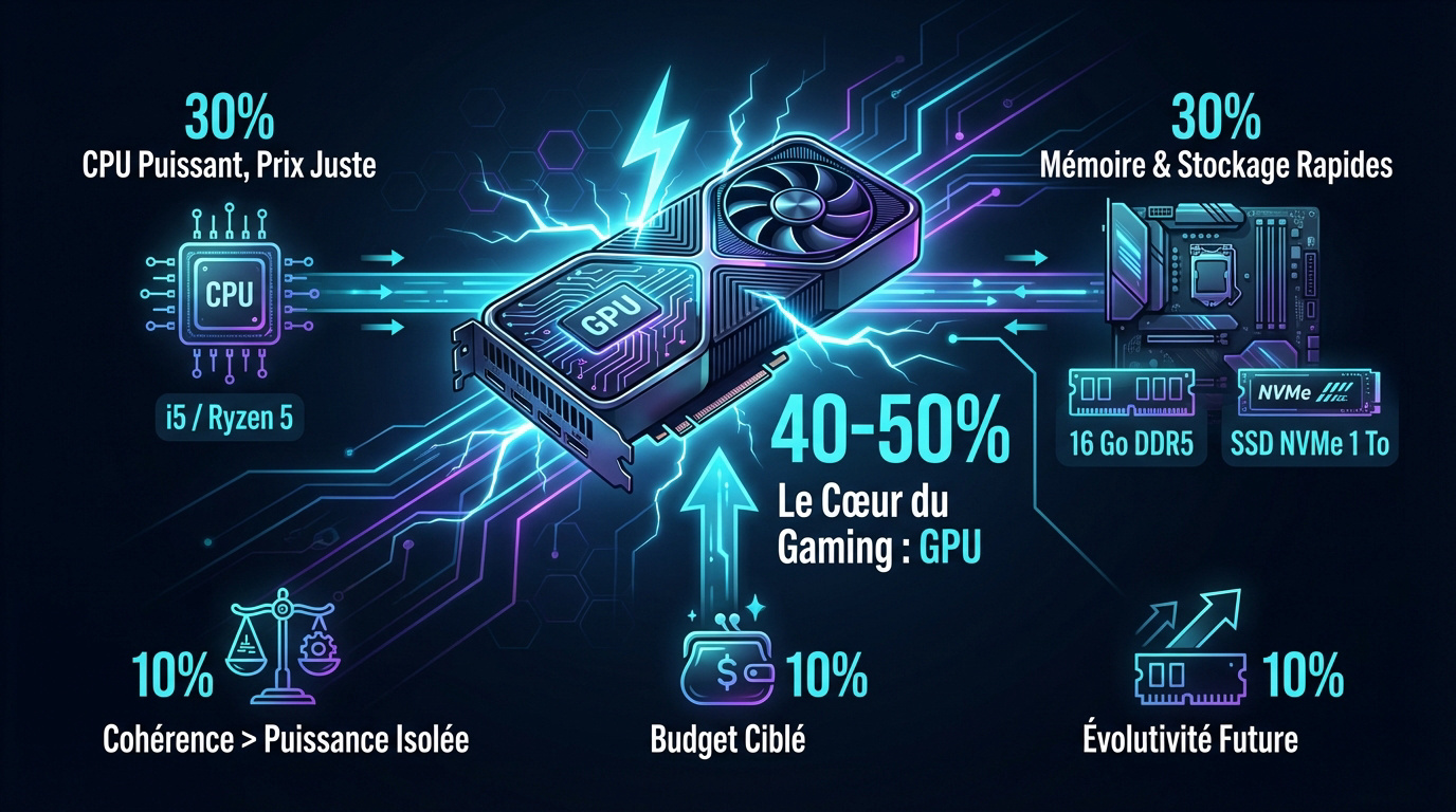 Priorisation des composants pour un PC gaming économique